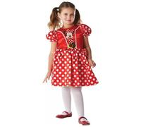 Costume Minnie Originale Disney Classic 7-8 Anni Bambina Vestito Carnevale