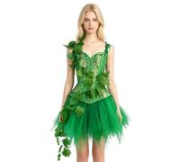 Costume mistico da fata, elegante outfit per feste, travestimento | Accessorio elegante per Halloween, design da sogno con effetto glitter, sala per feste in maschera e spettacoli