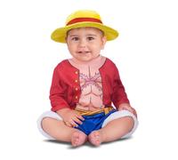 Puzzle Party Costume Carnevale One Piece Luffy taglia 24-36 mesi
