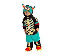 Rubies Costume Monster Catrina Per bambini, Tuta e capello con gli occhi finti, Costumi halloween, carnevale e compleanni, Multicolore, Neonato (Toddler) 1-2 anni