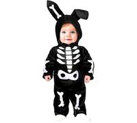 Costume Monster Scheletro coniglio Carnevale Halloween Bimbo 12-24 mesi