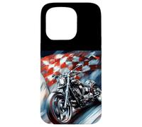 Costume Moto con Traguardo Custodia per iPhone 15 Pro