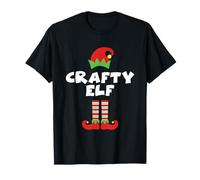 Costume Natalizio Crafty Elf Abbinato a Gruppi Maglietta