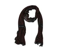 Costume National, ,Accessories ,unisex ,Nero ,ONE SIZE Sciarpa Viscosa a Righe Nero Rosso