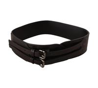 Costume National - Adjustable Double Buckle Belt - - Accessories - Donna - Marrone - ONE SIZE