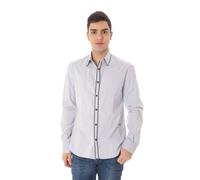 Costume National Blue Cotton Shirt - IT48 | M