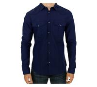 Costume National - Camicia in cotone blu a quadri elegante - - Shirts - Uomo - Blu - M