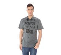 Costume National Camicia Maniche Corte Uomo Grigio