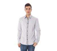 COSTUME NATIONAL CAMICIA MANICHE LUNGHE UOMO AZZURRO TAGLIA = 50