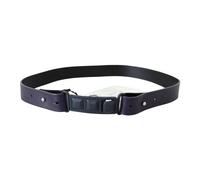 Costume National - Cintura di moda in pelle nera - - Accessories - Donna - Nero - ONE SIZE