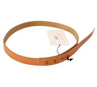 Costume National Orange Leather Silver Fastening Belt - 85 cm / 34 Inches