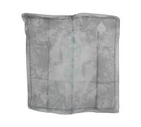 Costume National - Sciarpa di Seta Grigia Logo Stampato - - Accessories - Donna - Grigio - ONE SIZE