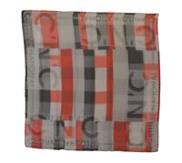 Costume National - Sciarpa di Seta Grigia Rosso a Quadretti - - Accessories - Donna - Multicolore - ONE SIZE