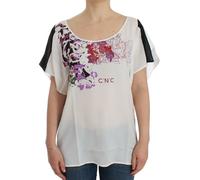 Costume National White motive print blouse - S