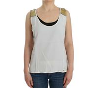 Costume National White sleeveless top - M