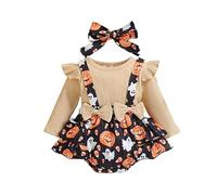 Costume Neonati Bambino Halloween Bimbo Feste Party Vestito Da Zucca Cosplay Carino Carnevale Costumi Di Halloween Principessa Bambini Abito Per Ragazze Divertente Neonati Travestimento Abiti In Tulle