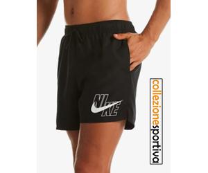 COSTUME NIKE SWIM LOGO SOLID SHORT- NESSA566-001 col. nero