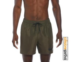 COSTUME NIKE SWIM LOGO SOLID SHORT- NESSA566-240 col. verde scuro