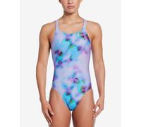 Costume Nike Swim Performance Good Fastback One Piece lilla blu donna - 38