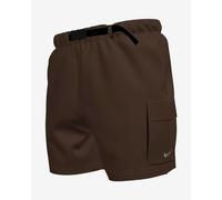 Costume Nike Swim Voyage nero marrone intenso - S