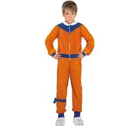 COSTUME NINJA ARANCIONE NARUTO TAGLIA 7-9 ANNI