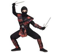 W WIDMANN MILANO Party Fashion - Costume da ninja drago in fiamme, guerriero giapponese per bambini