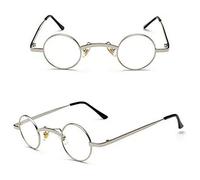 Costume Occhiali Mahatma Gandhi Ghandi Gandy Con Custodia Lenti Trasparenti 35mm
