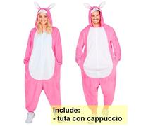 costume onesia coniglietto rosa taglia XXL