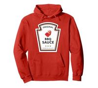 Costume Originale del Gruppo BBQ Sauce Condiment Felpa con Cappuccio