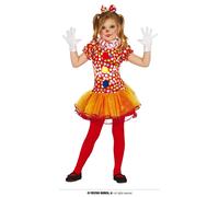 Guirca Costume da Clown Vestito Carnevale Pagliaccio Pagliaccetta per Bambina