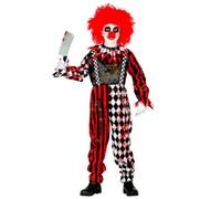 COSTUME PAGLIACCIO HORROR TAGLIA 4/5 ANNI