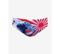Costume pallanuoto Turbo Japan Kanji bianco blu rosso - M