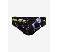 Turbo Shark Attack Swimming Brief Nero L Uomo