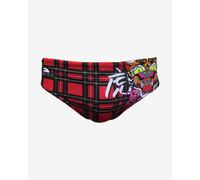 Turbo Tartan Tiger Swimming Brief Rosso S Uomo