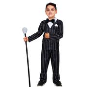 COSTUME PAPA' HORROR BAMBINO VESTITO FAMIGLIA ADDAMS DI HALLOWEEN