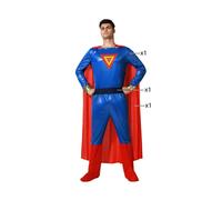 Costume per Adulti Azzurro Supereroe