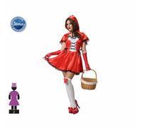 Costume per Adulti Cappuccetto Rosso Multicolore