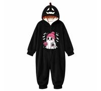 Costume per adulti con ensemble da cortile per una notte spaventosa (1-nero, S)