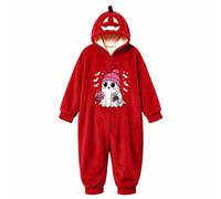 Costume per adulti con ensemble da cortile per una notte spaventosa (1 rosso, L)