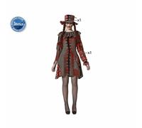 Costume per Adulti Grigio Bambola Voodoo [2 Pezzi]