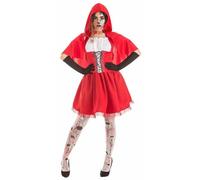 Costume per Adulti Halloween Cappuccetto Rosso [3 Pezzi]