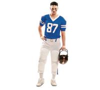 Costume per Adulti My Other Me Azzurro Giocatore di Rugby M/L