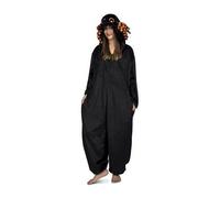Mom Big Eyes Spider Mono With Hood Woman Costume Nero S