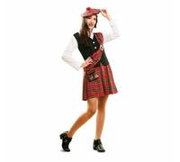 Costume per Adulti My Other Me Castañera Scozzese Donna Rosso M/L