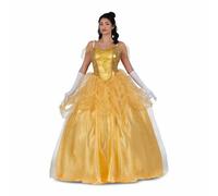 Costume per Adulti My Other Me Giallo Principessa Belle 3 Pezzi