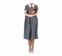 Mom Headless Woman Costume Grigio Bambini