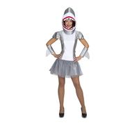 E_0002_S8607213 My Other me Costume per Adulti My Other Me Squalo (2 Pezzi) Tagl
