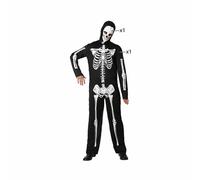 Costume per Adulti Nero Scheletro