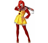 Bigbuy Carnival Costume Per Adulti Pagliaccio Sanguinario Donna Taglia:xs/s S_03