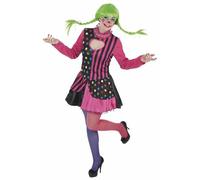 Costume per Adulti Righe Pagliaccio Donna M/L [2 Pezzi]